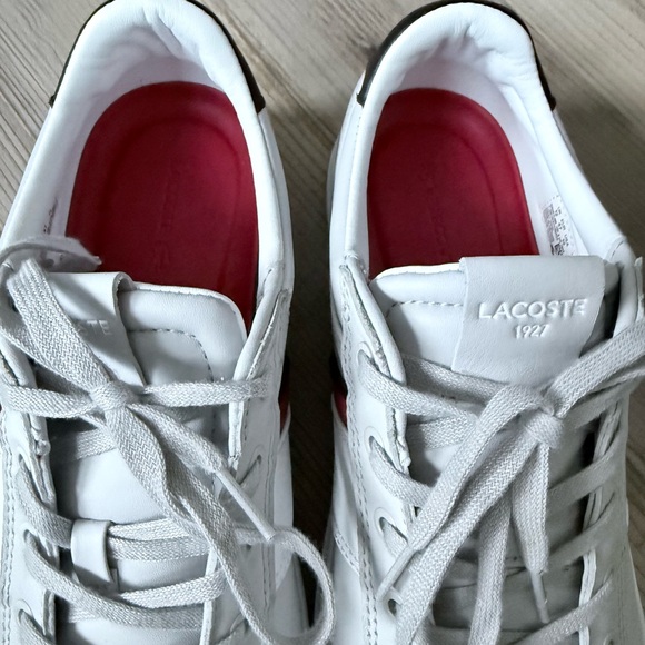 Lacoste Men's light gray Sneakers- size 12 - Picture 4 of 5